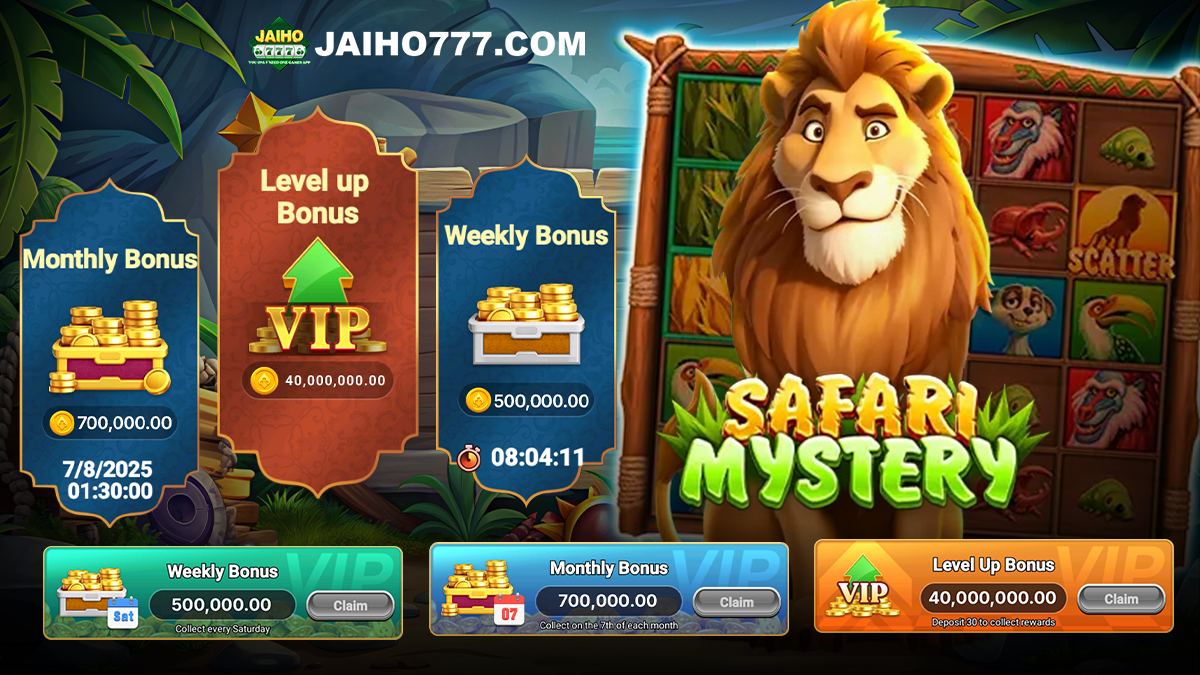 JAIHO 777 Weekly & Monthly Bonus Blast!